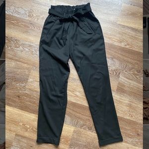 Zara High Waisted Bow Tie Pants S